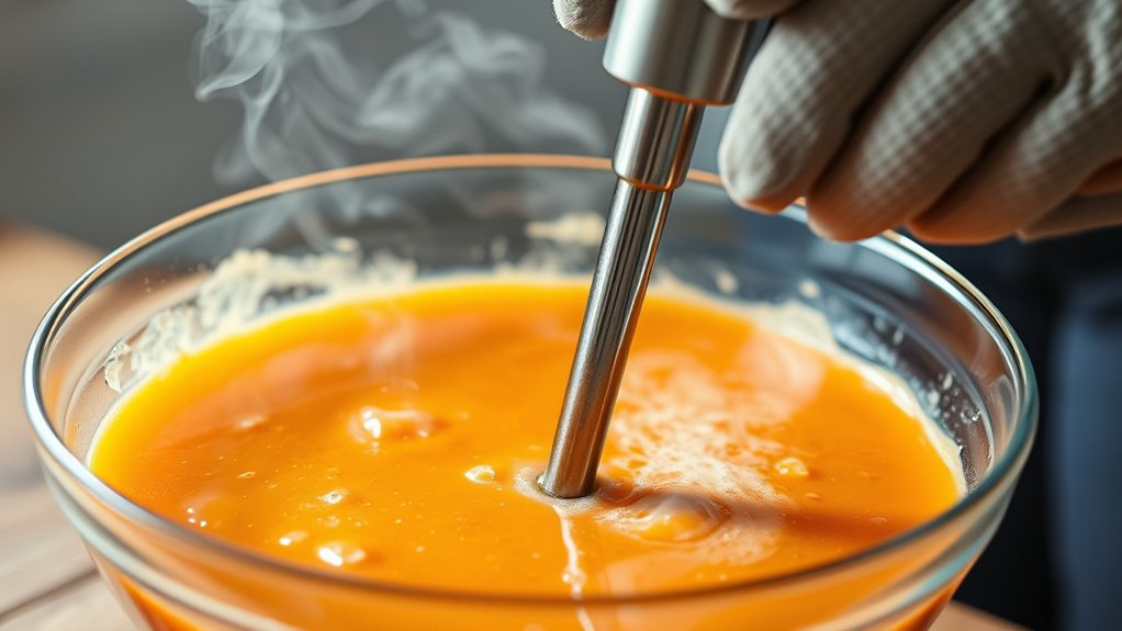 handle hot liquids carefully