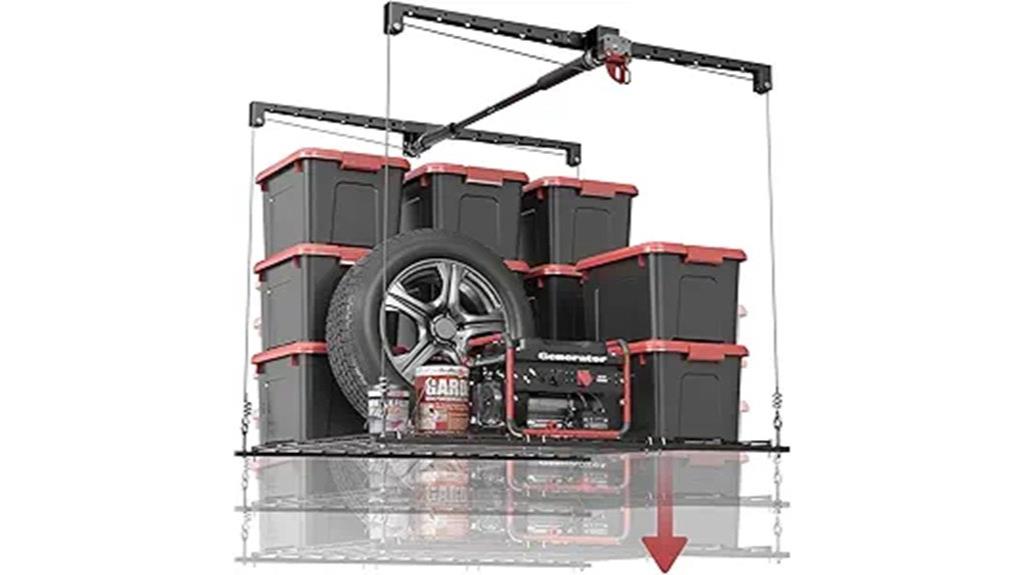 heavy duty ceiling garage racks