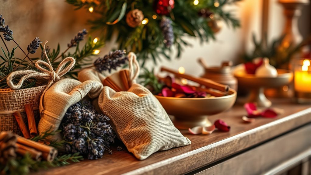 herbal sachets and potpourri