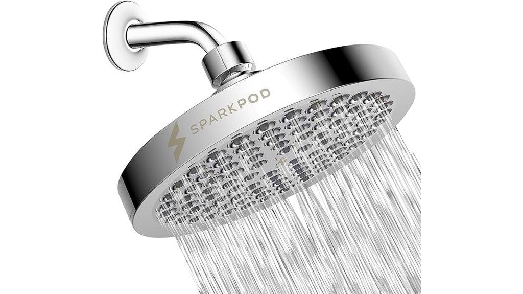 high pressure chrome shower