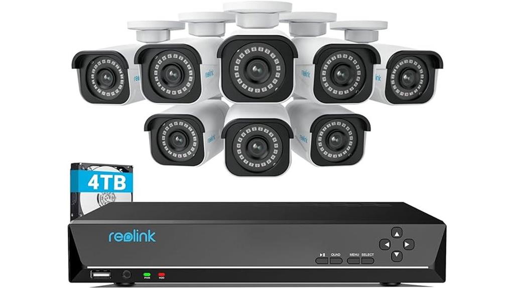 high resolution security camera system