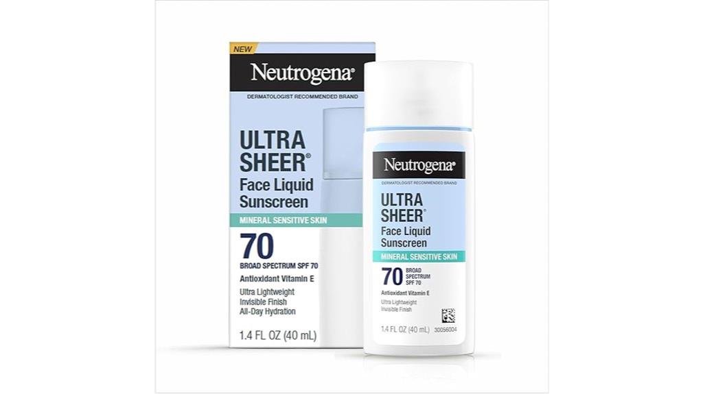 high spf mineral facial sunscreen