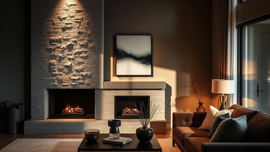 highlighting features with lighting