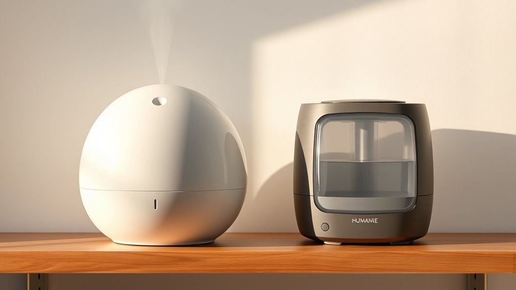 humidifier performance maintenance differences