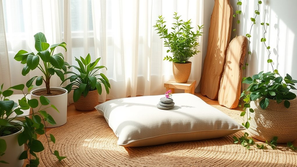 incorporate natural materials thoughtfully