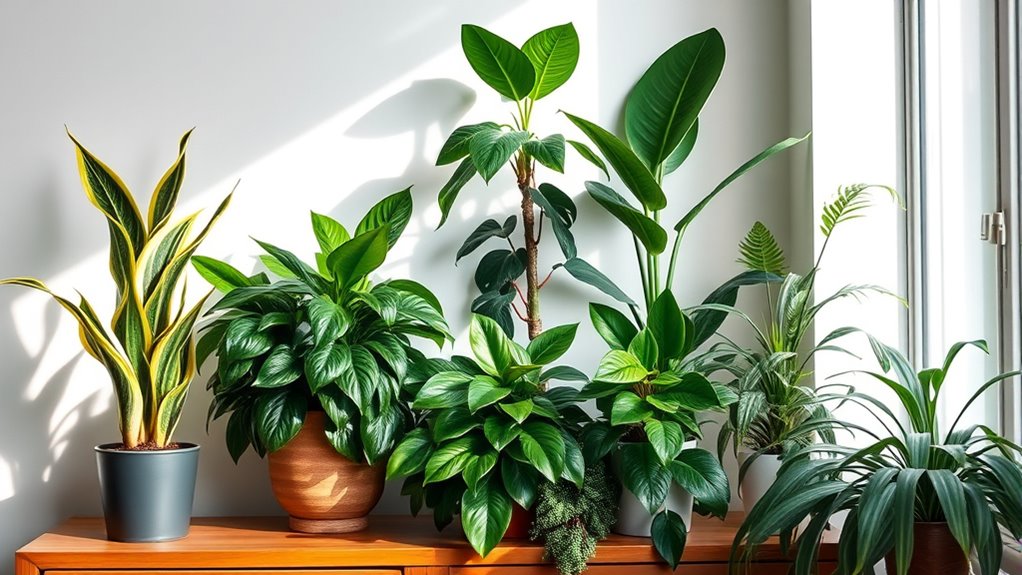 indoor plants purify air