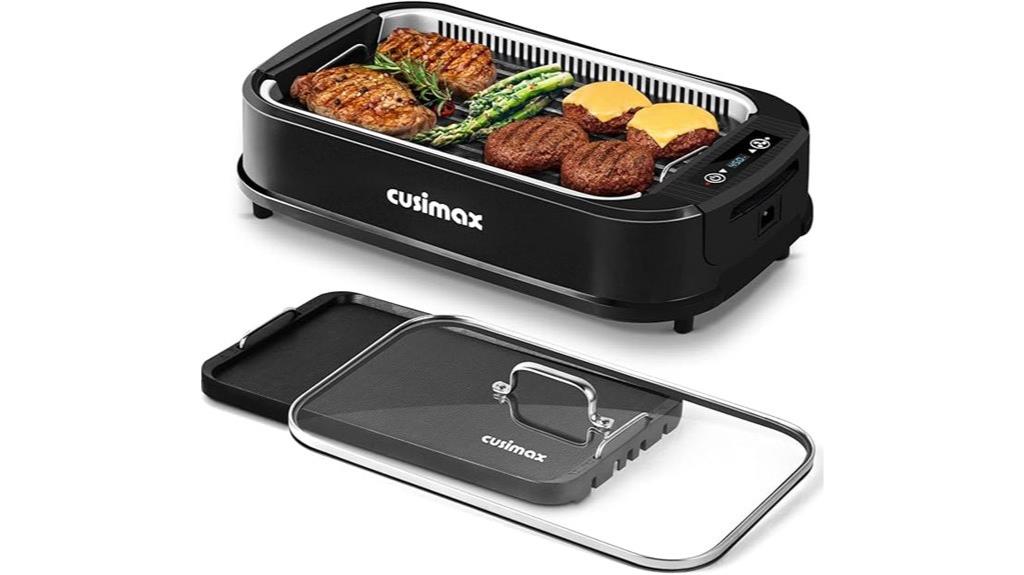 indoor smokeless electric grill