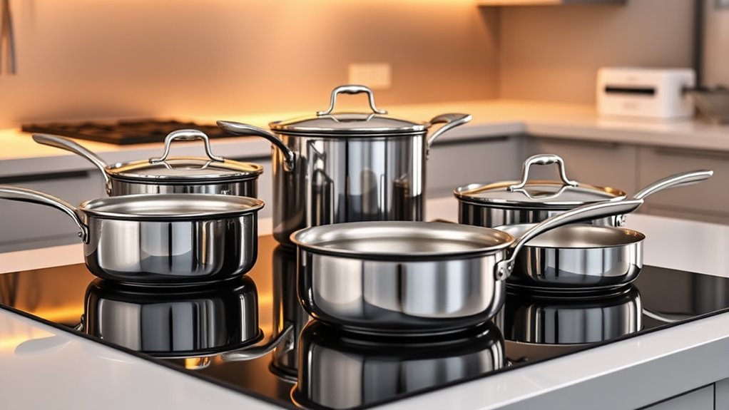 induction compatible durable cookware