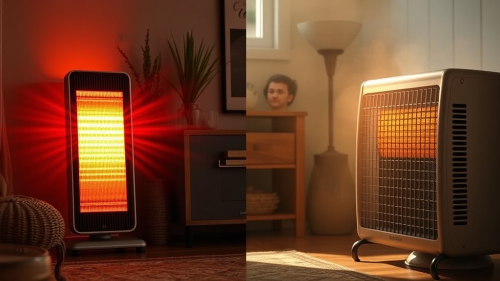 infrared for quick warmth