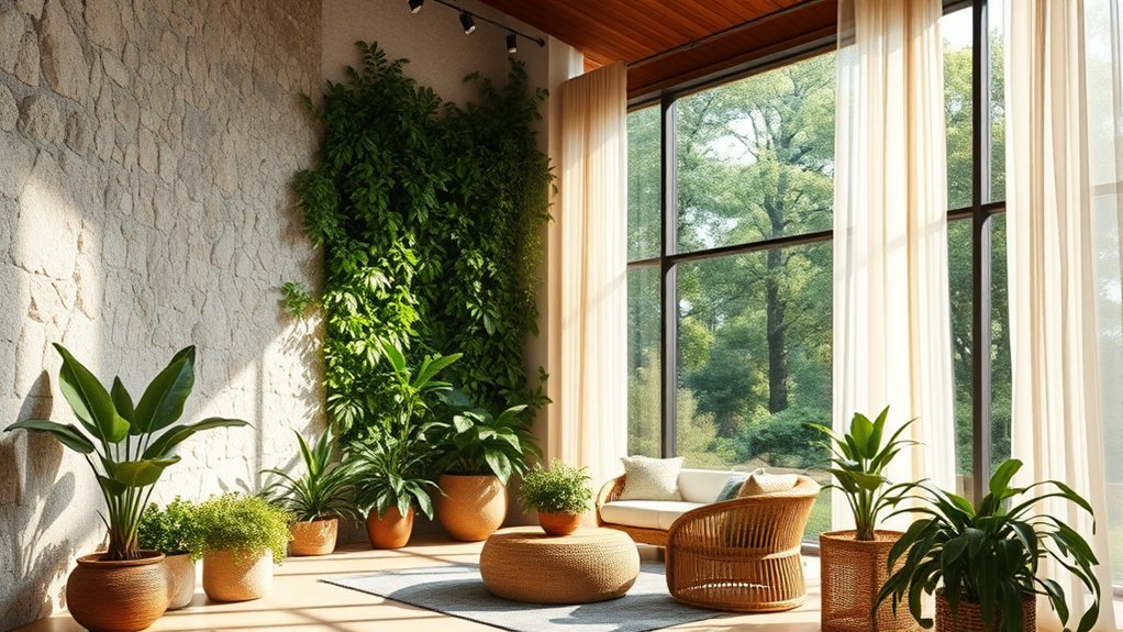 integrate natural elements and features