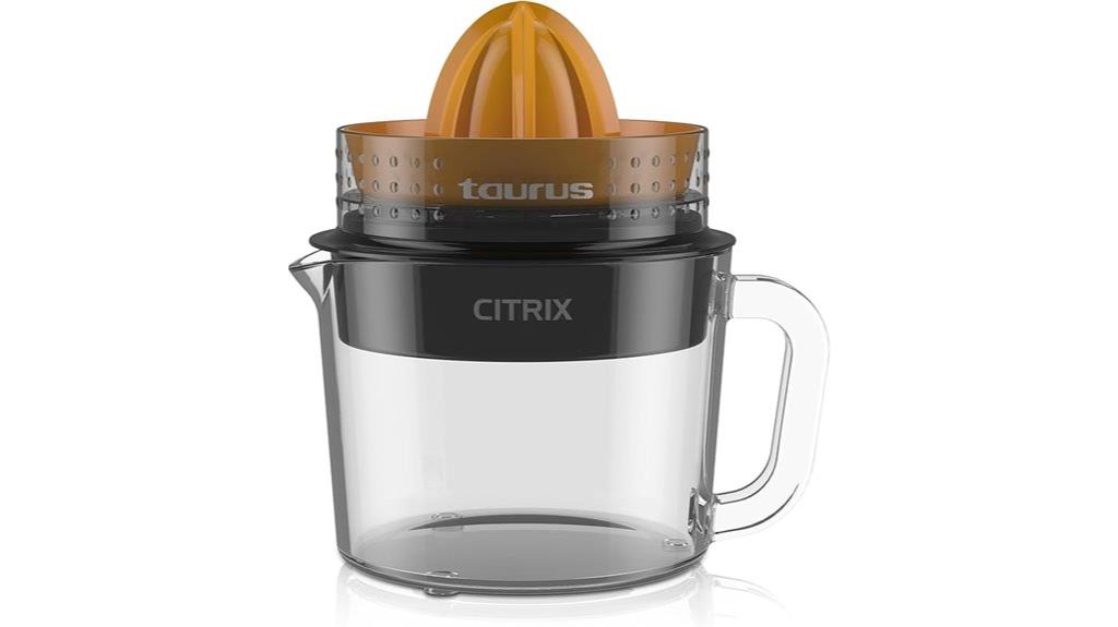 interchangeable cones citrus juicer