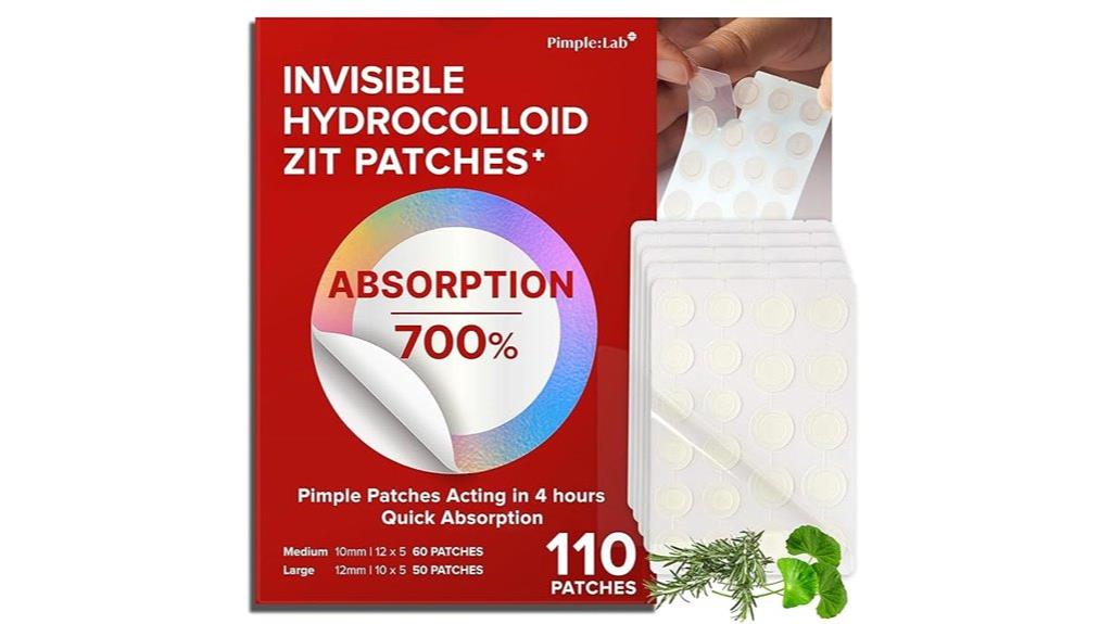 invisible face acne patches