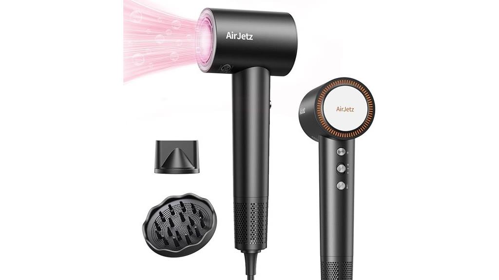 ionic hair dryer settings