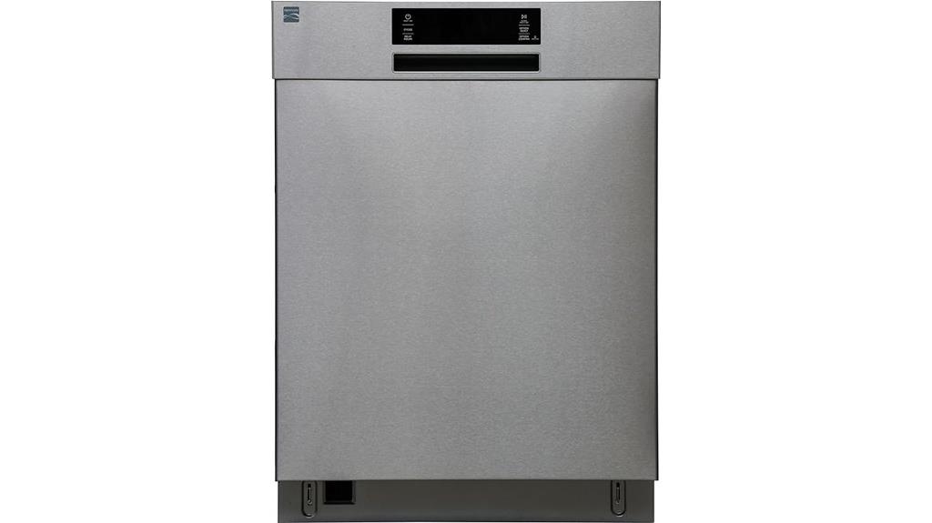 kenmore 24 inch stainless dishwasher