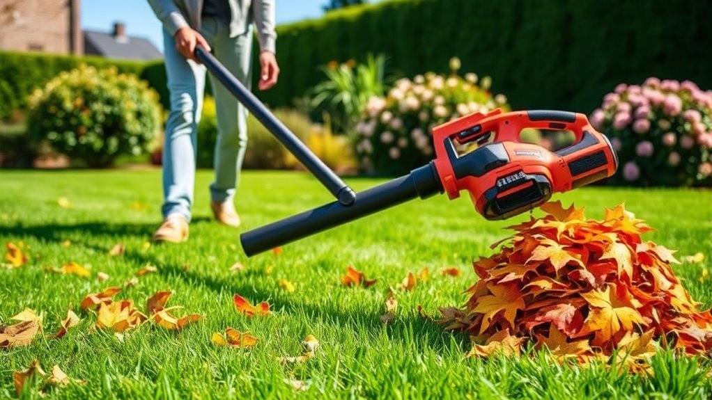 key leaf blower features