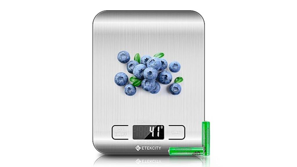 kitchen scale with lcd