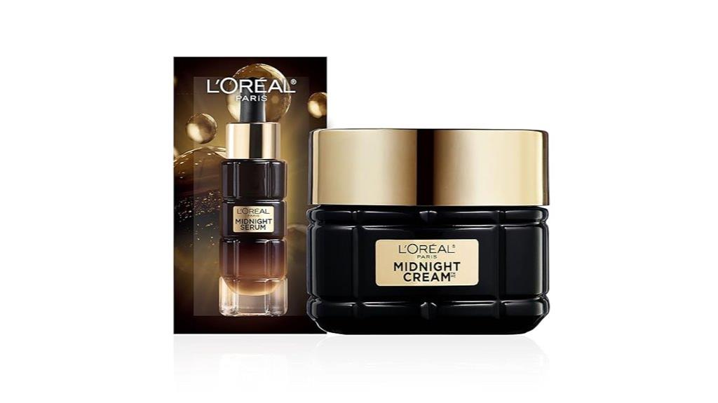 l or al night cream sample