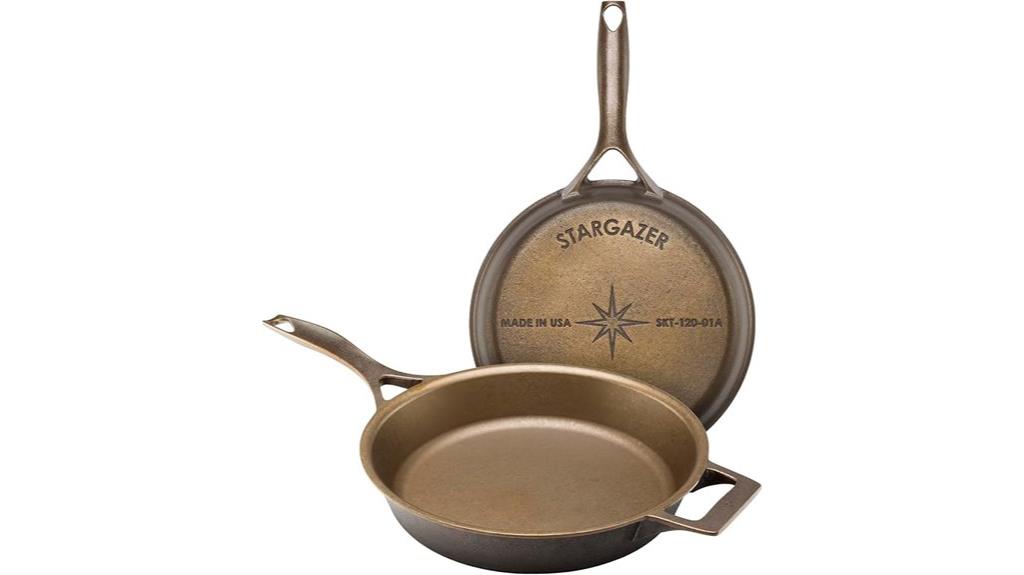 large 12 inch cast iron skillet