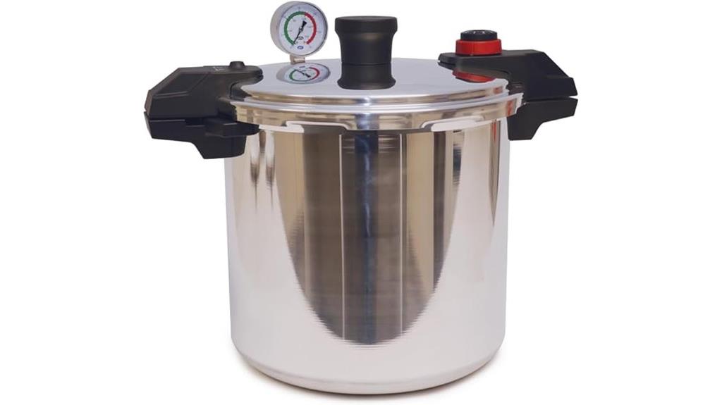 large aluminum pressure cooker