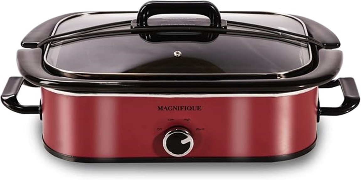 large capacity slow cooker