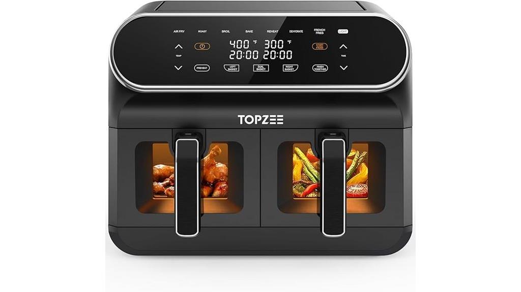 large dual basket fryer