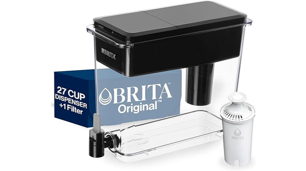 large filtered water dispenser