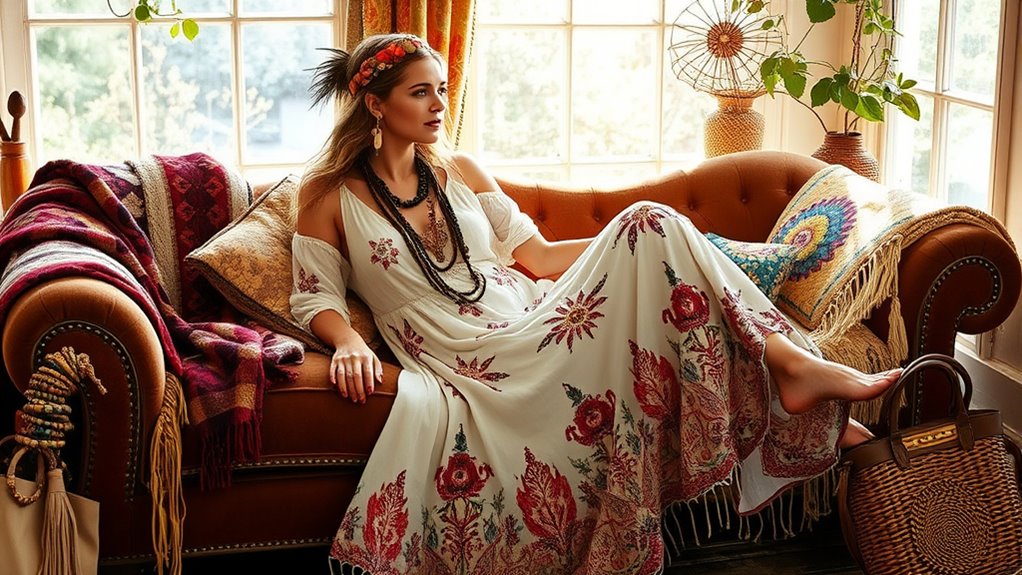 layered accessories and textures