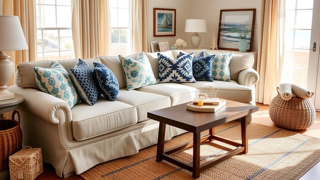 layered coastal textile patterns