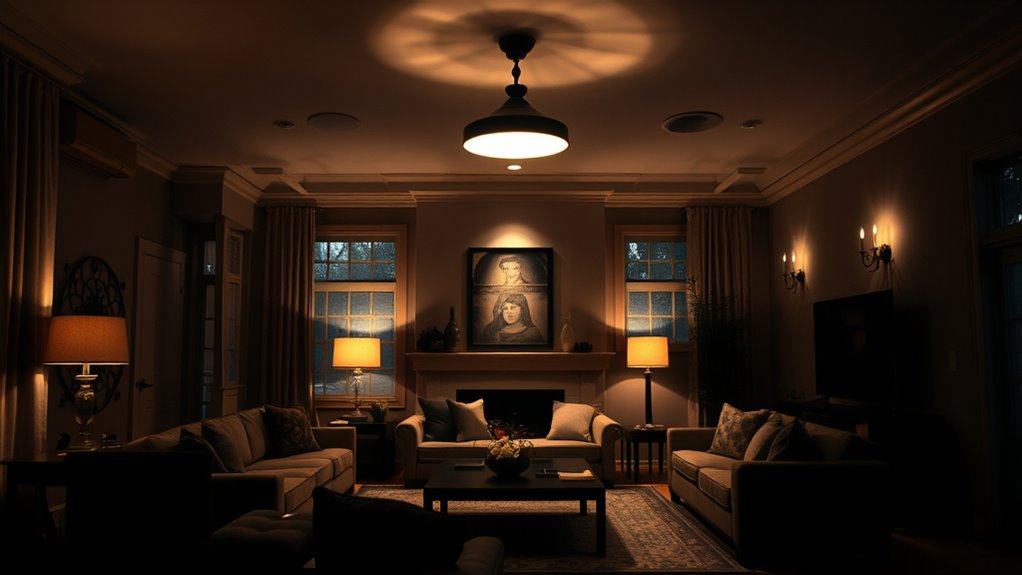 layered lighting enhances ambiance