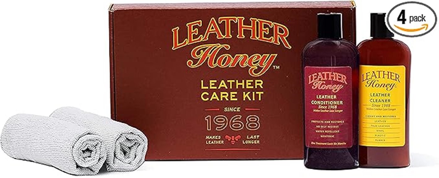 leather cleaning and conditioning set