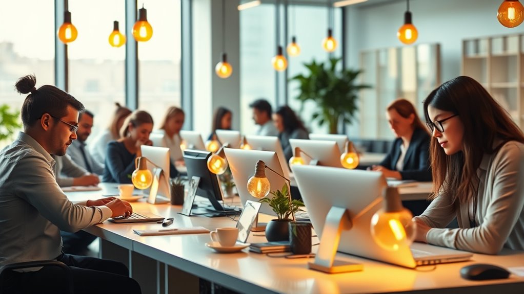 led lighting boosts productivity