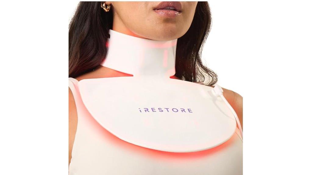 led neck and chest mask