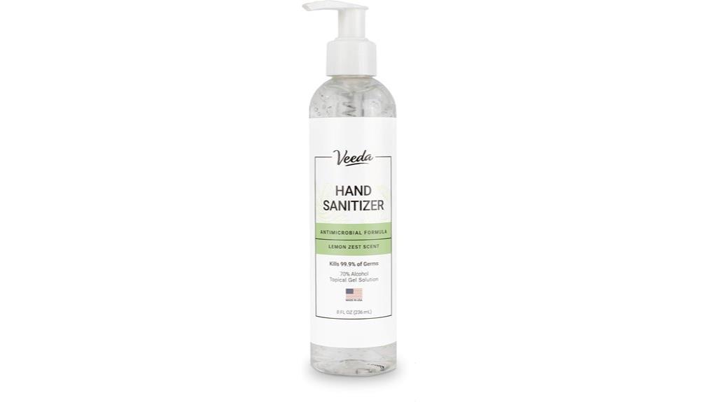 lemon scented hand sanitizer