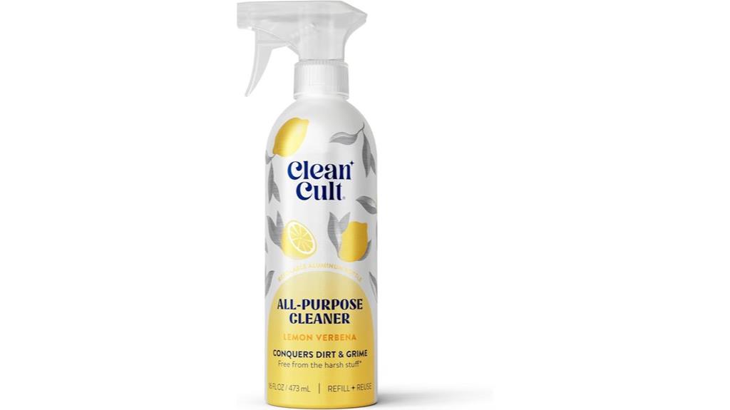 lemon verbena cleaning bottle