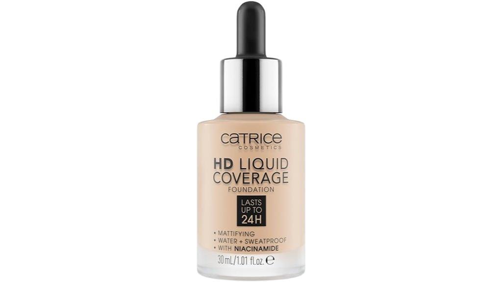 light beige liquid foundation