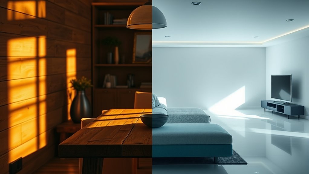 lighting types affect mood