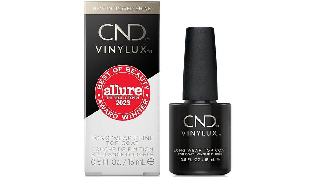 long lasting shiny top coat