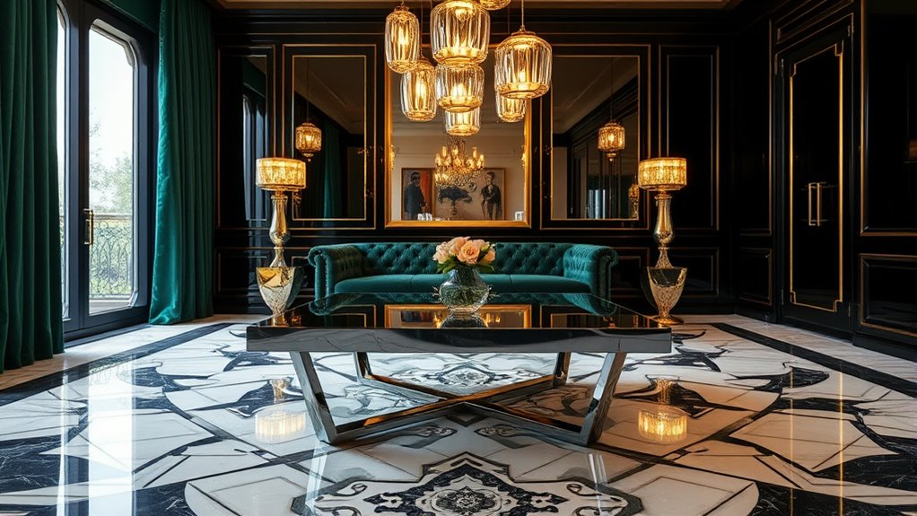 luxurious textured geometric patterns