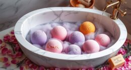 luxury bath bombs selection