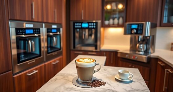 luxury built in coffee machines