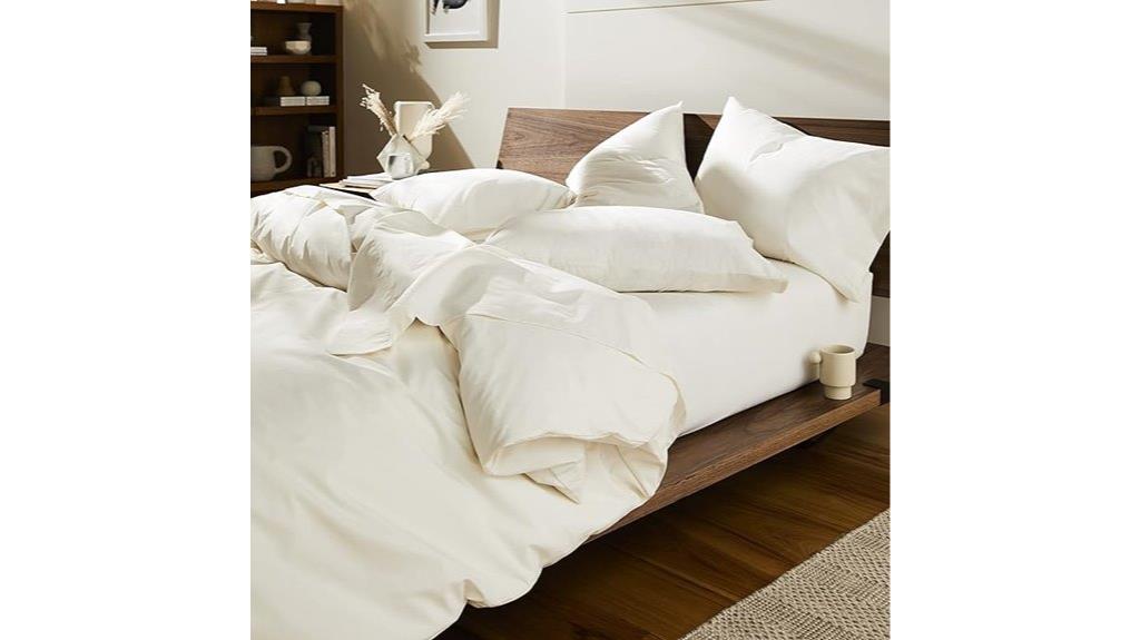 luxury cream queen sheets