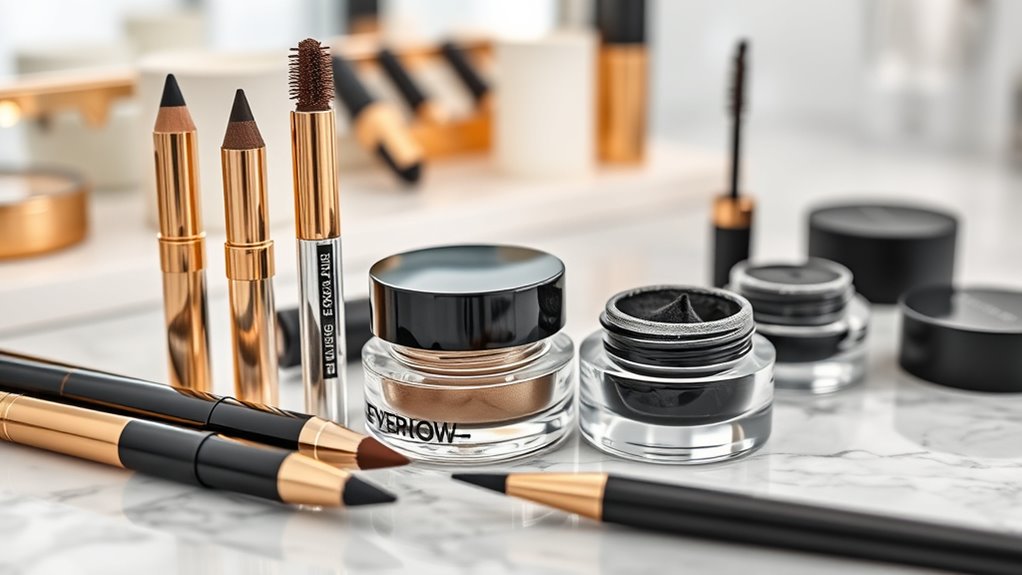 luxury eyebrow product guide