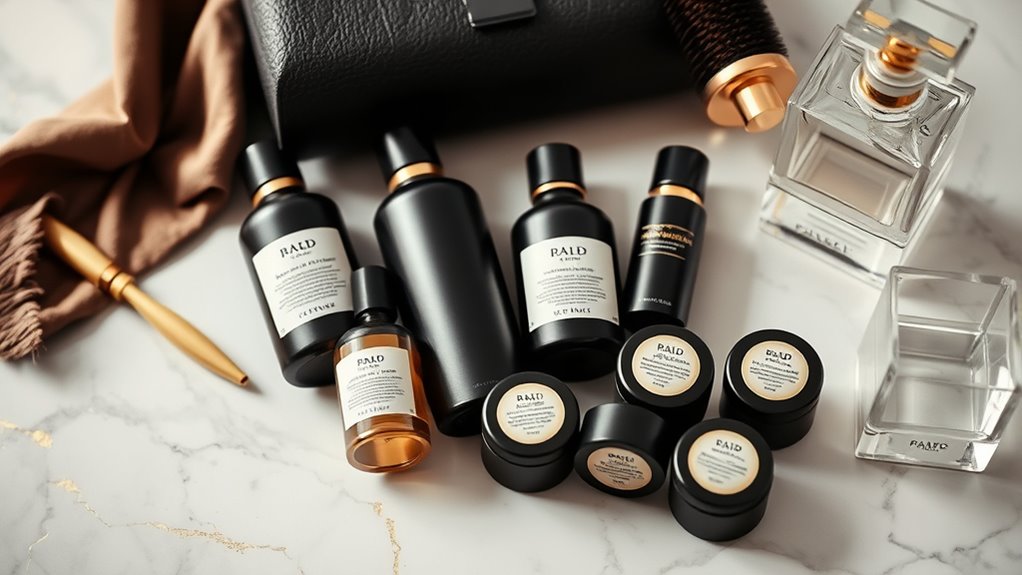 luxury travel haircare sets