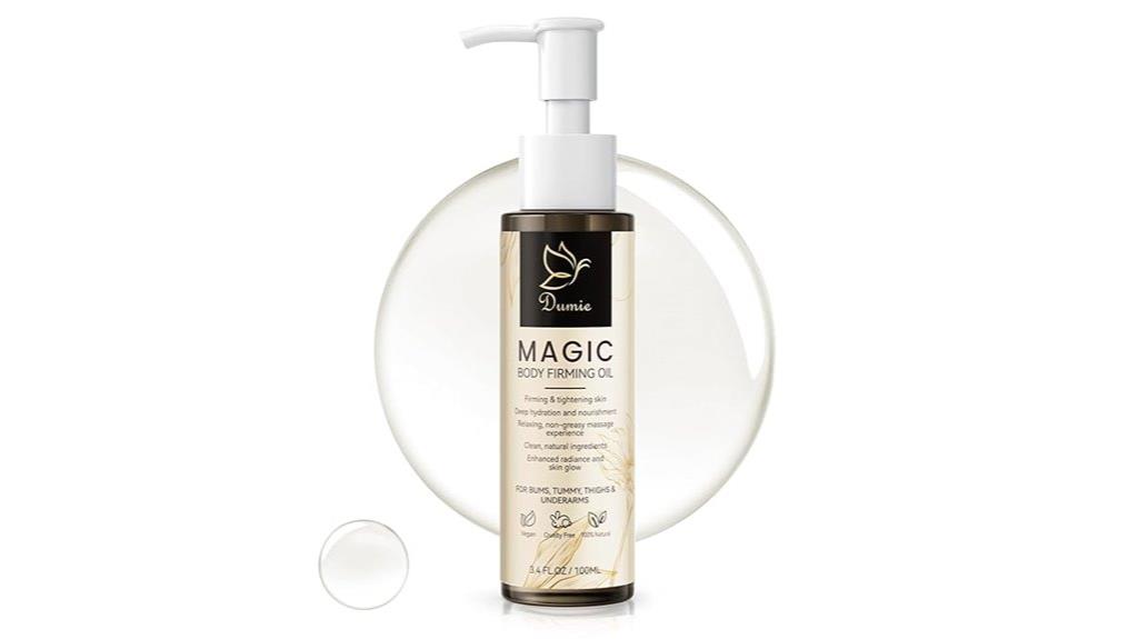 magnetic firming body oil