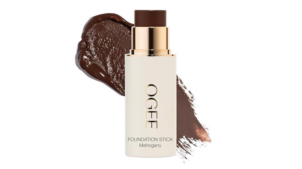 mahogany sculpted foundation stick