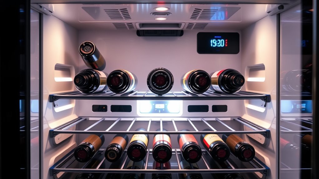 maintain stable wine temperatures