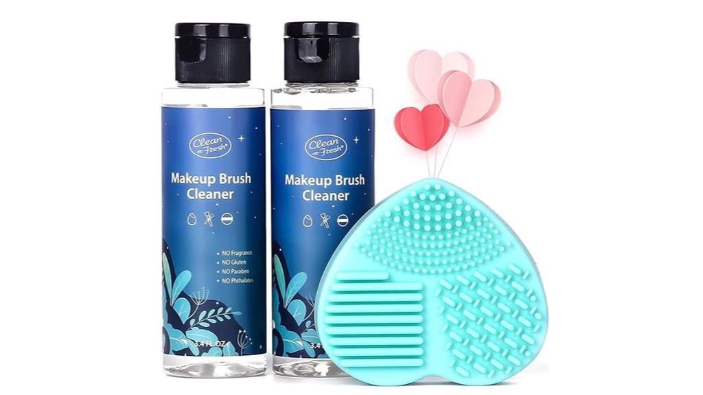 makeup brush cleaner set