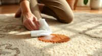 manual carpet spot cleaning