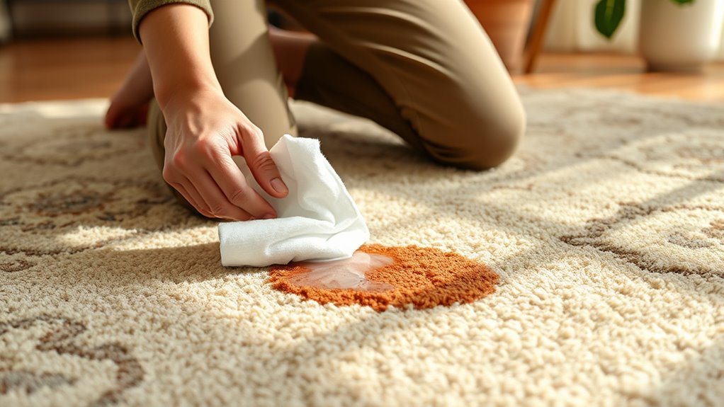 manual carpet spot cleaning