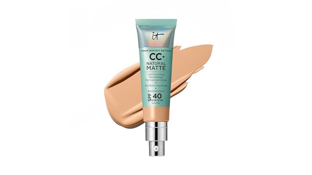 matte spf 40 cc cream